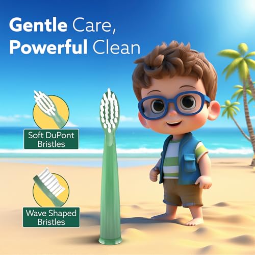 Image of AGARO Rex Lite Kids Brush Head Refill set of 2pcs,Replacement Brush Heads
