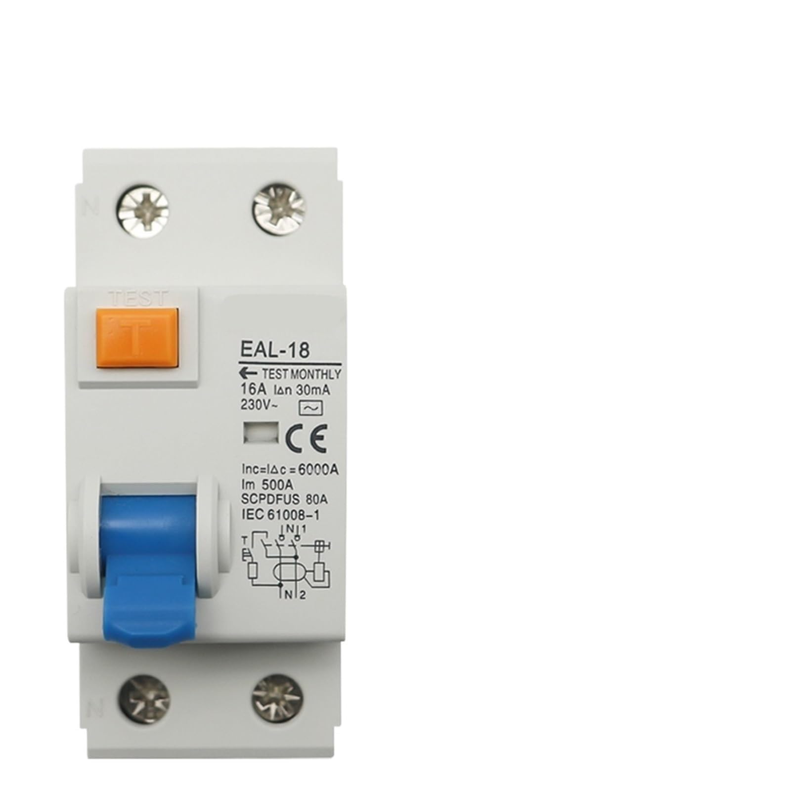 Disjoncteur différentiel type AC évite les coupures de courant et protège contre l'électrisation