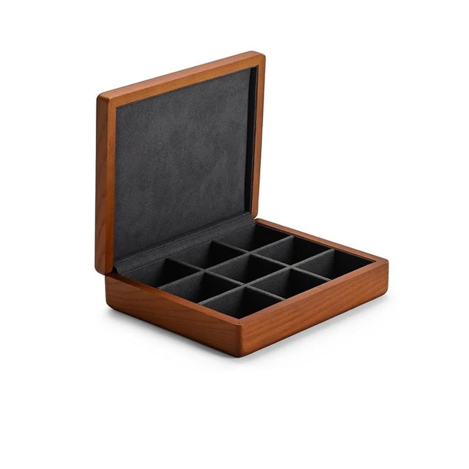 Naszyjnik Organizator retro drewniana biżuteria pudełko pierścień Ring Pierścień z biżuterią z mikrofibry stojak na biżuterię Organizer pakowanie pudełka kolczyka pudełko biżuteria pudełko biżuteria