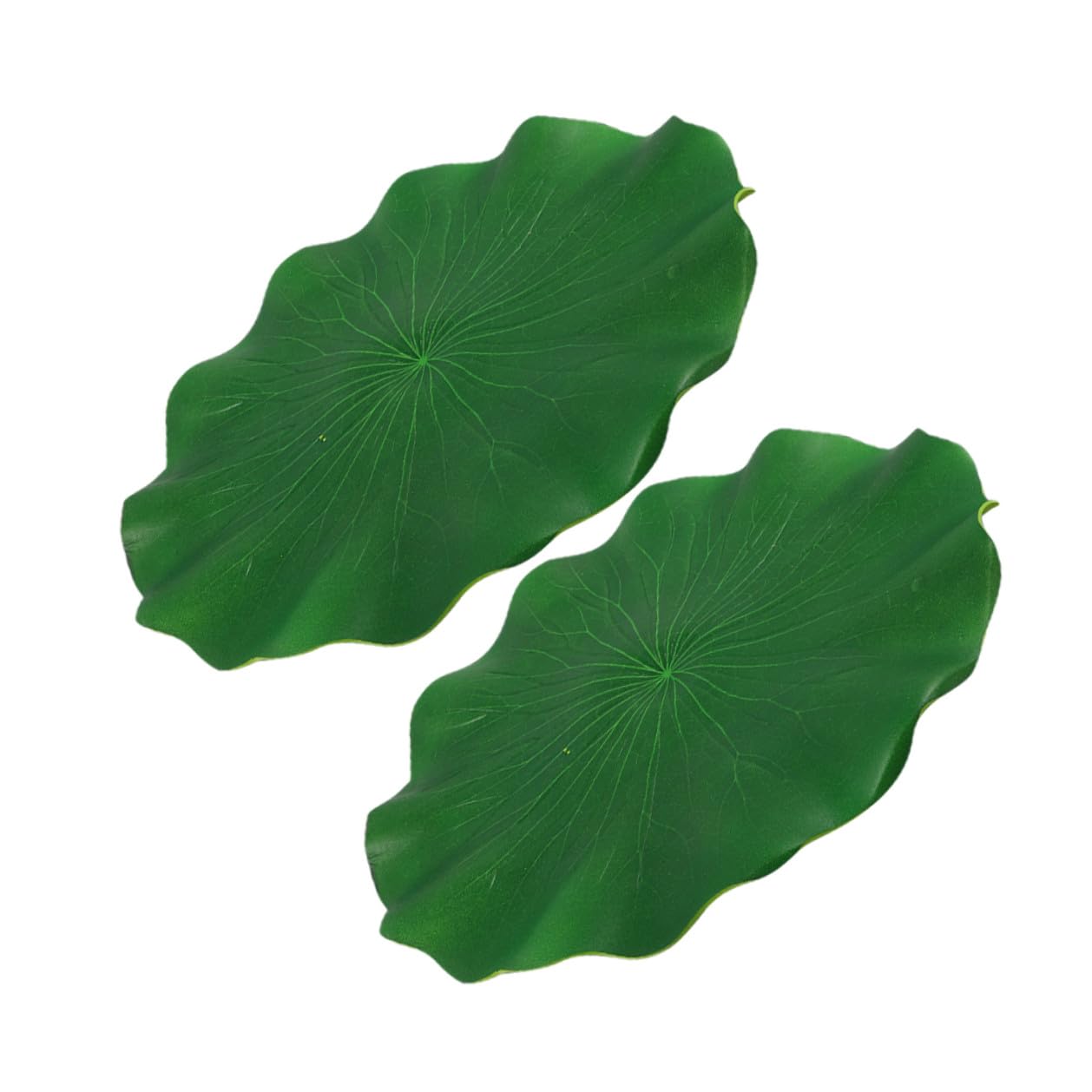 HANABASS 10 Stck. Teiliges Schwimmende Lotusblätter aus Eva Realistische Teichdekoration für Gartenteich Aquarium und Fischbecken Leicht und Vielseitig für DIY und Partygestaltung