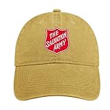 Casquette Baseball Cap für Männer Die Rettungsmütze Armee Cowboy Hut Kappe für Damen Verstellbares Kopfband Band, mit Logo Printed Pattern, Sandfarben, Einheitsgröße