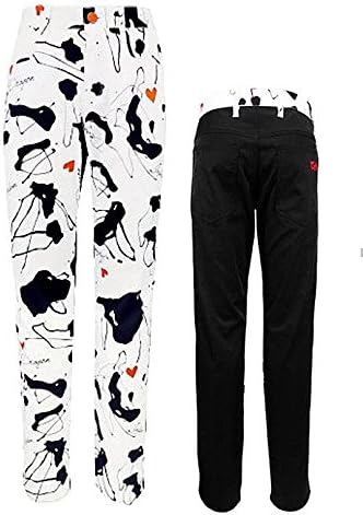 Amazon ダンスウィズドラゴン Dance With Dragon 15秋冬モデル ジャパネスクプリントボトム メンズ 01 30インチ Whit ロングパンツ 通販