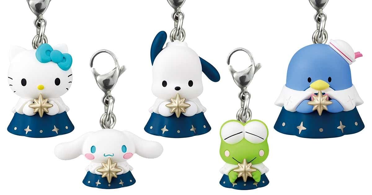 Sanrio Starry Color Angel Charm Set, 5 Pieces