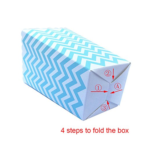 Nuiby 36 Pcs Popcorn Boxes Treat Boxes Movie Popcorn Paper Bags For Dessert Tables & Wedding Favors #TOP5