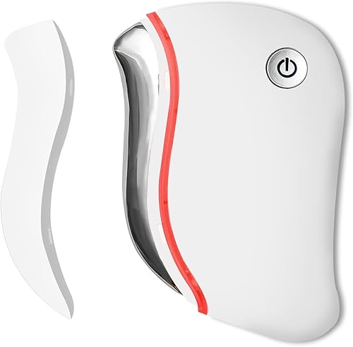 Miniatura 8 de Laf Bktt Herramienta de masaje facial Guasha para raspar eléctrico herramientas definitivas para el cuidado de la piel calor y vibración eléctrica