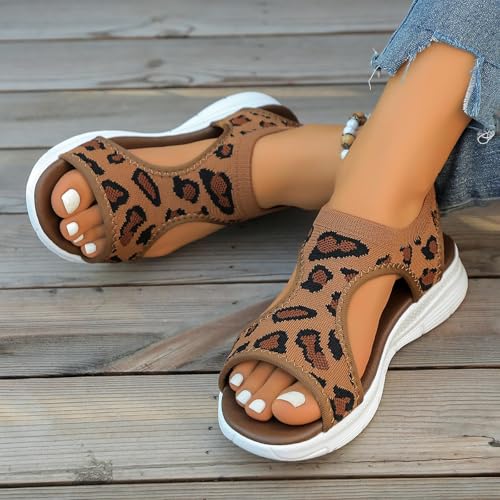 Chaussures légères et respirantes à bout ouvert style sportif - 7