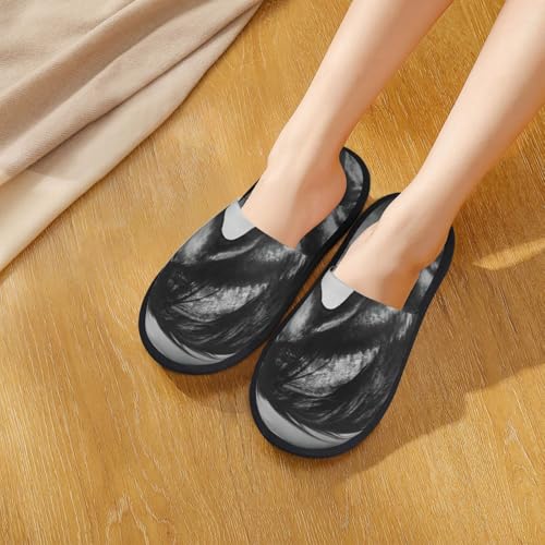 Running Horse Print House Slippers For Women And Men,Soft Slippers With Memory Foam,Non-Slip Indoor Home Shoes4
