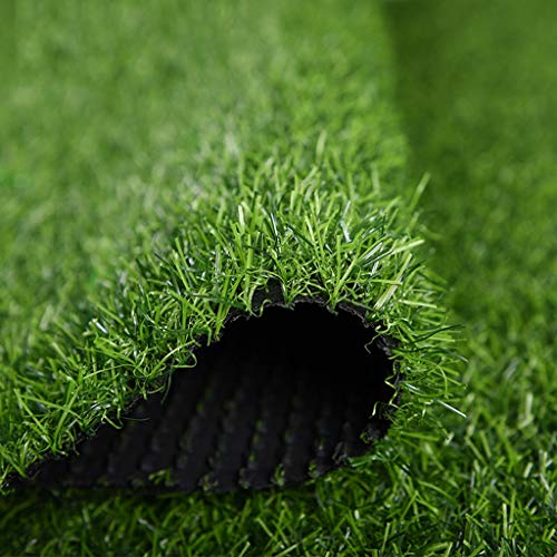 Jinxiaobei Outdoor artificial Artificial Lawn Rug with Drainage Holes and Rubber Encryption of 20 mm Thickness Artificial Lawn Perfect for Indoor and Outdoor Landscape Synthetic Turf Grass,Green