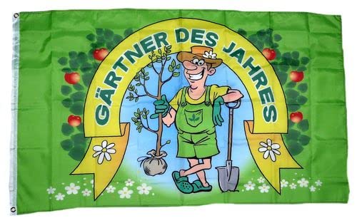 Drapeau/drapeau jardinier de l'année 90 x 150 cm Cover