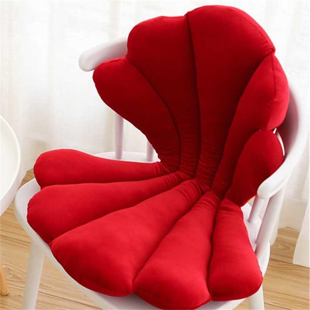 HBJWOV Shell Office Chair Cushion Soft Thicken Cushions Comfortable HIPS Lumbar Support Pillow Room Decor(C)