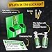 Magula 17oz*2 Portable Eye Wash Station OSHA-Approved,BPA Free, Wall-Mounted First Aid Eye Wash kit with Empty Bottles & Mirror,Emergency Eyewash, No Eye Wash Solution