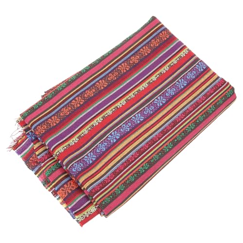 Zerodeko Tela Étnica Estampada para Coser y Acolchar Hoja de Tela de Algodón para Manualidades DIY 1 Hoja Tamaño Adecuado Color Rojo 11 y Patchwork en Hogar y Bricolaje