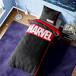 Nordicos Para Adolescentes Marvel Set de Fundas Nordicas Doble o Individual y Fundas de Almohada, Regalos para Niños y Adolescentes (Individual)