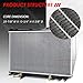 Auto Dynasty Radiator Compatible with 2001-2005 Honda Civic 1.7L AT, DPI 2354 Factory Style 1-Row Cooling Radiator, Aluminum Core