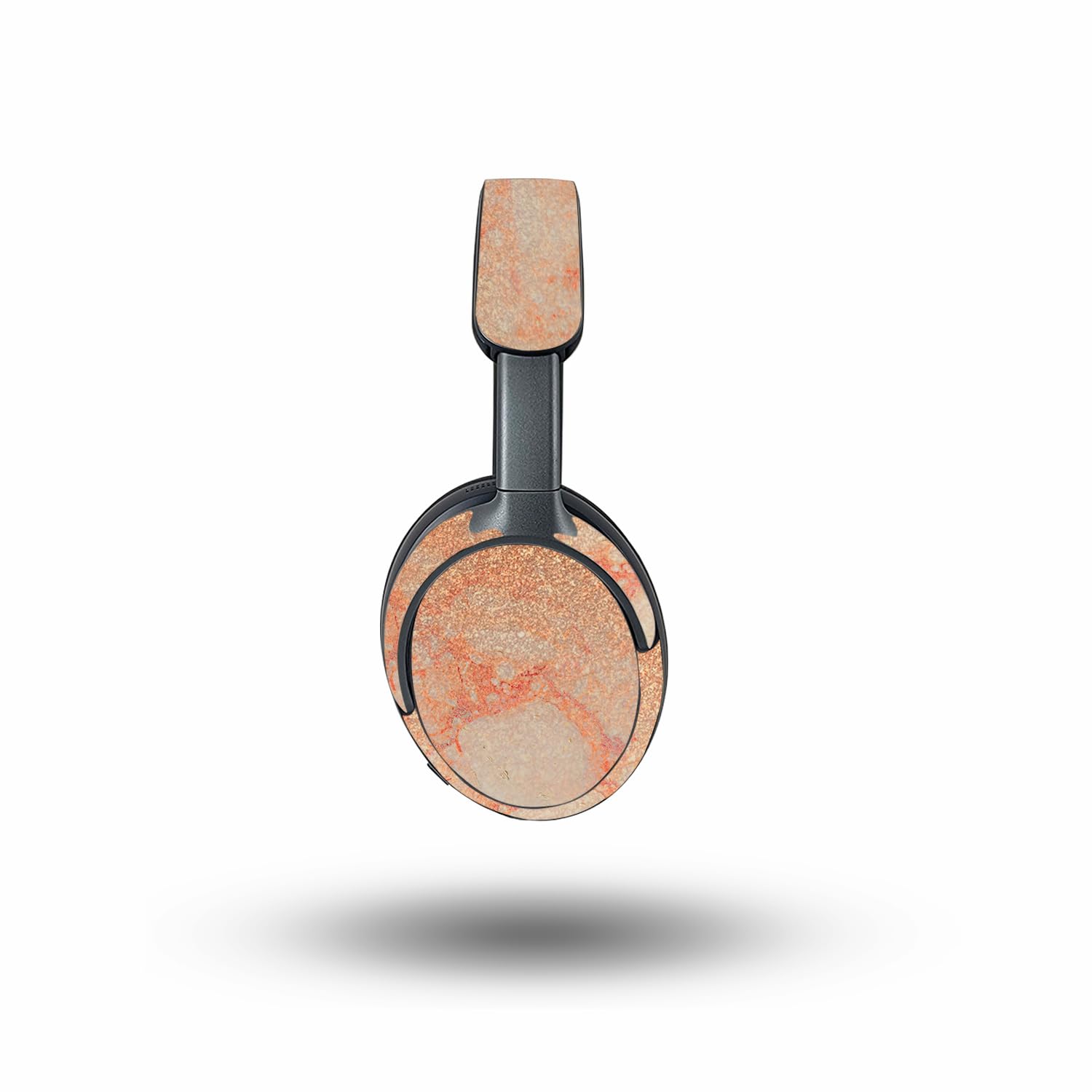 MightySkins Skin Compatible with Bose QuietComfort Ultra - Flashy Apricot Marble | Protective, Durable, and Unique Vinyl Decal wrap Cover | Easy to Apply