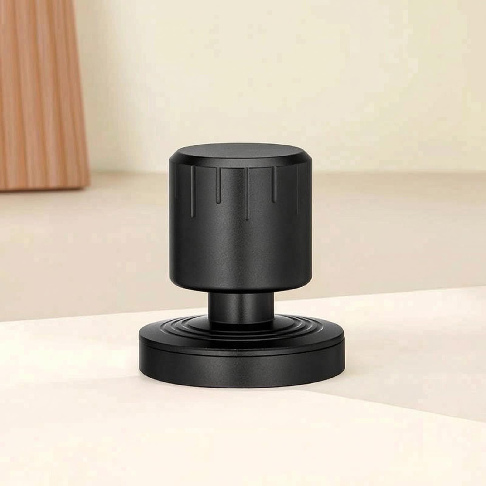 Coffee Tamper Espresso dor Compresor con Muelle de Presión Constante en Acero Inoxidable y Diseño Ergonómico con Base