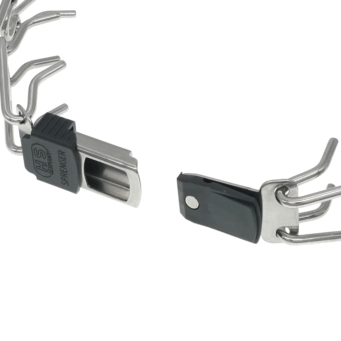 HS SPRENGER - zamknięcie ochronne ClickLock, obroża dla psa, czarny, syntetyczny, zamknięcie ochronne ClickLock