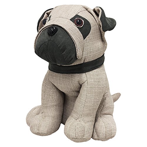 Riva Home Riva Paoletti Amasado Doorstop Dog-Heavywight Sand Relleno-100% Polyester-23 X 15 X 24 Cm (9" X 6" X 9" Pulgadas) -Diseñado En El Reino Unido, poliéster, Multicolor