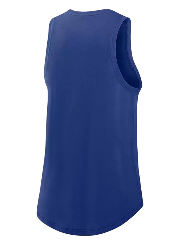 Nike Women's MLB Legacy Icon High Neck Tank (US, Alpha, Small, Regular, Regular, Royal Blue, New York Mets) by Nike - Image 2