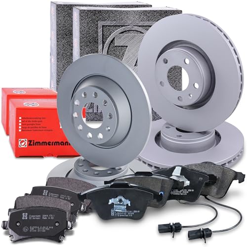 ZIMMERMANN Bremsenset inkl Bremsscheiben Vorne Belüftet Ø 321 mm + Hinten Voll