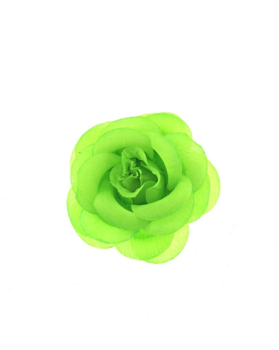 Zac's Alter Ego Glitter Rose Flower on Concord Clip & Brooch Pin