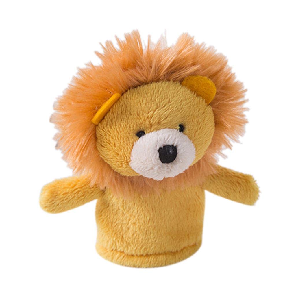 ATORSE® Cartoon Animal Finger Puppets Set Baby Educational Fingers Toys Kids Gift Orange Lion-image-42