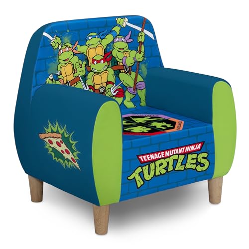 Image of Delta Children Teenage Mutant Ninja Turtles Foam Chair for Kids, Green