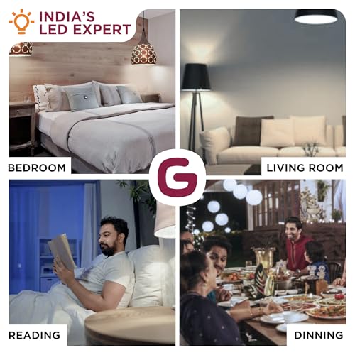 Image of GOURAV 9W LED Bulb Cool White B22 Base Pack of 1| Extra Bright | Glare-Free | 270 Beam | Flicker-Free | Instant Light | Retrofit | 1-Year Warranty | Energy Efficient