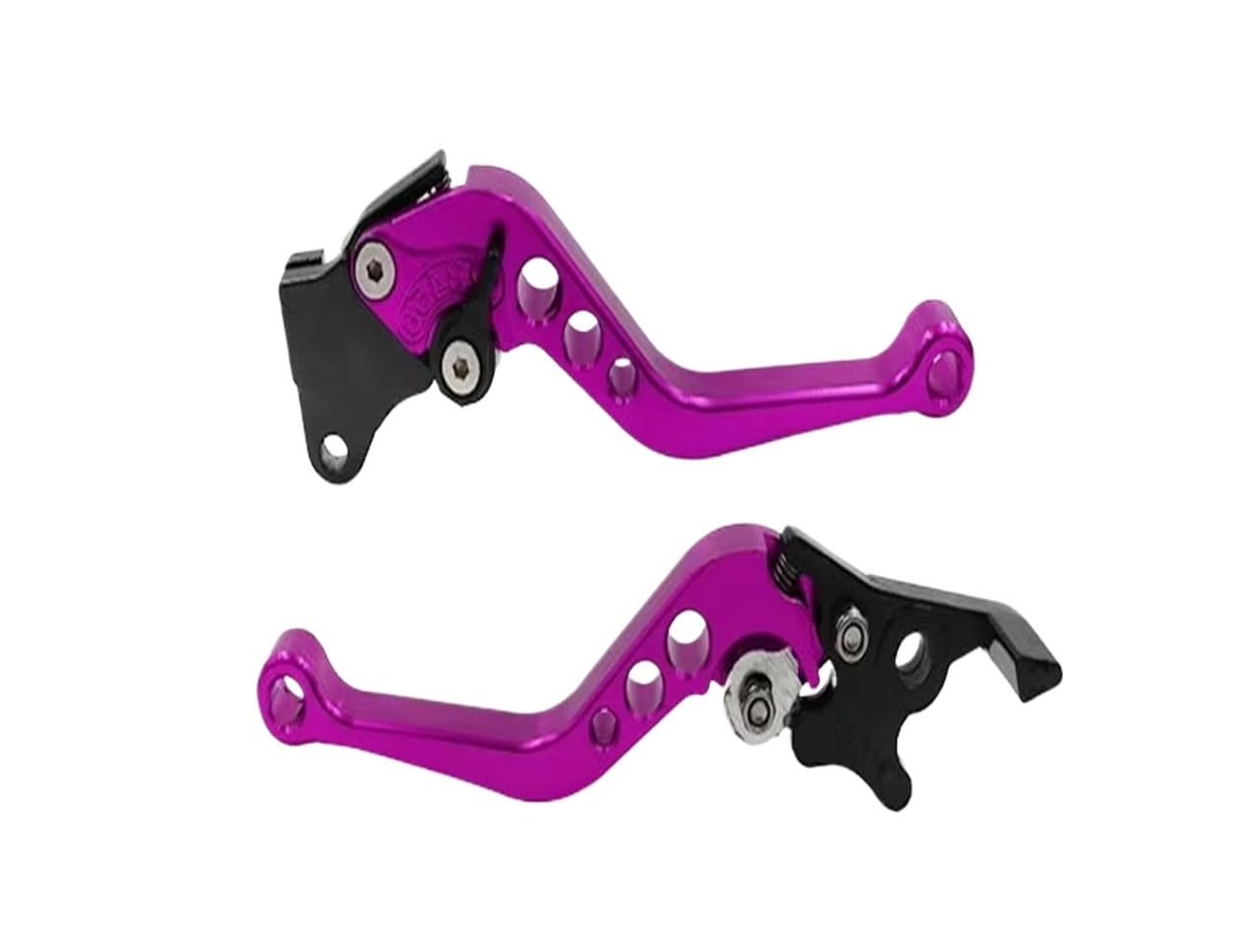 ZhanNuoBHd Brake Clutch Lever for Crf250x 125 Motorcycle Brake Handle Motorbike Modification CNC Clutch Drum Handle Adjustable Handlebar Set(Purple)