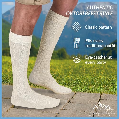 Steigenhöfer Bavarian Lederhosen Socks – Oktoberfestsocks for Men and Women – Sizes 35-48 – Multiple Colors2