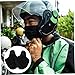 FUNOMOCYA 1 Pair Windproof Motorcycle Ear Pads Warm for Cycling Protective Covers for Biking Audible Riding Ear Warmers Universal Fit for Half Helmets