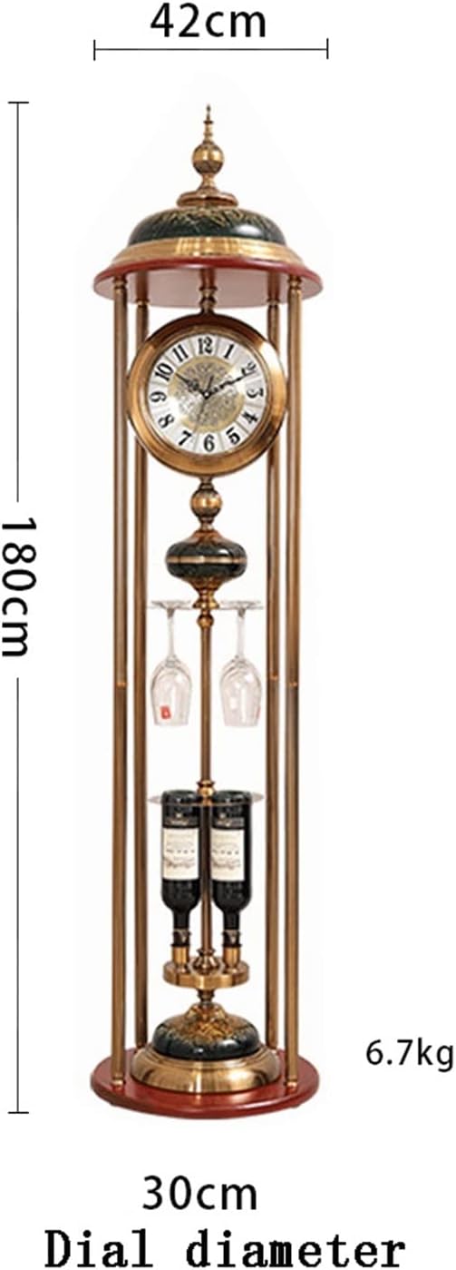 Grandfather Clock Traditional Floor Clock Retro Birdhouse House Clocks Living Room Vertical Table Ornaments Fashion Grandfather Alarm