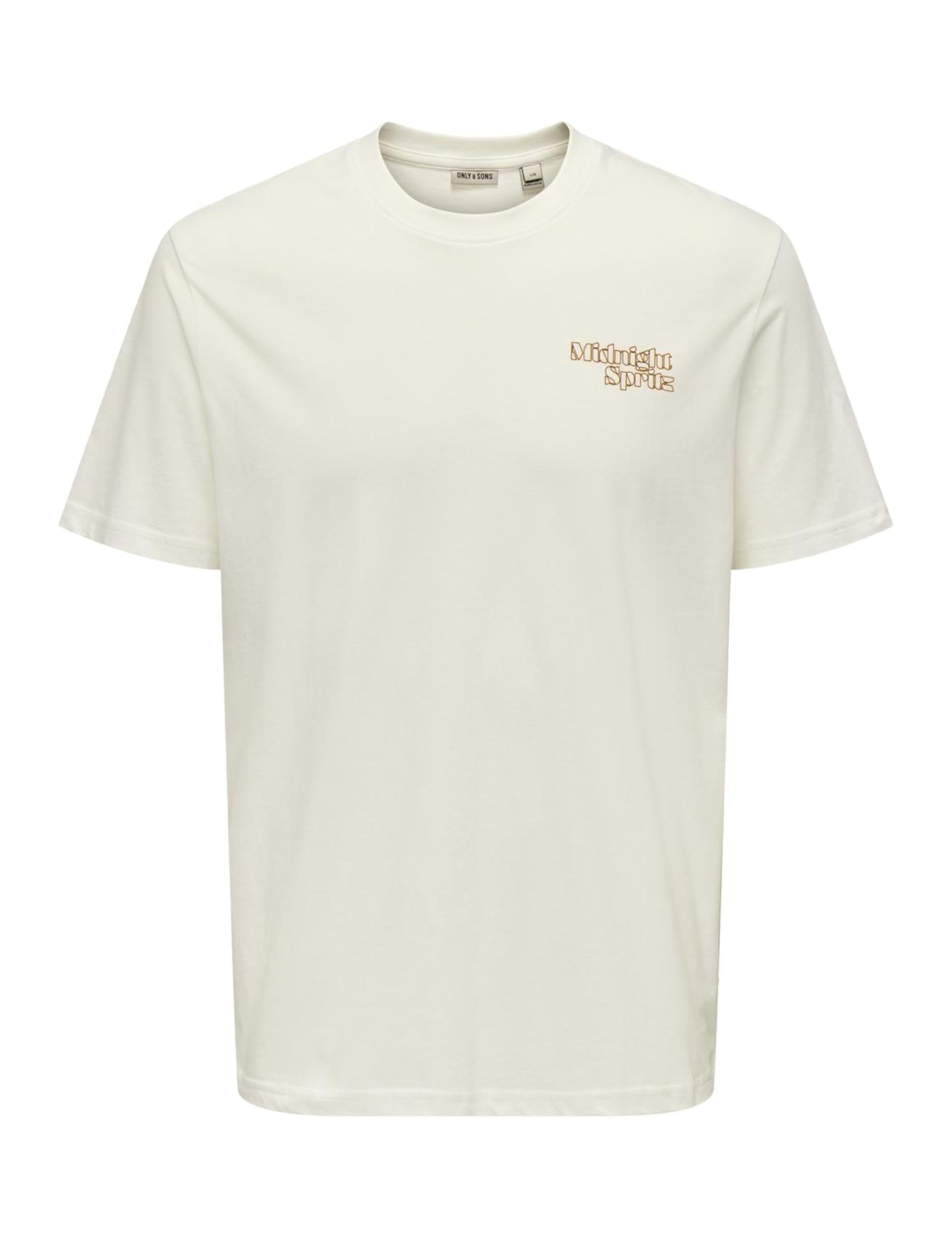 ONLY & SONS Onschris Life Reg SS Tee, Cloud Dancer, L