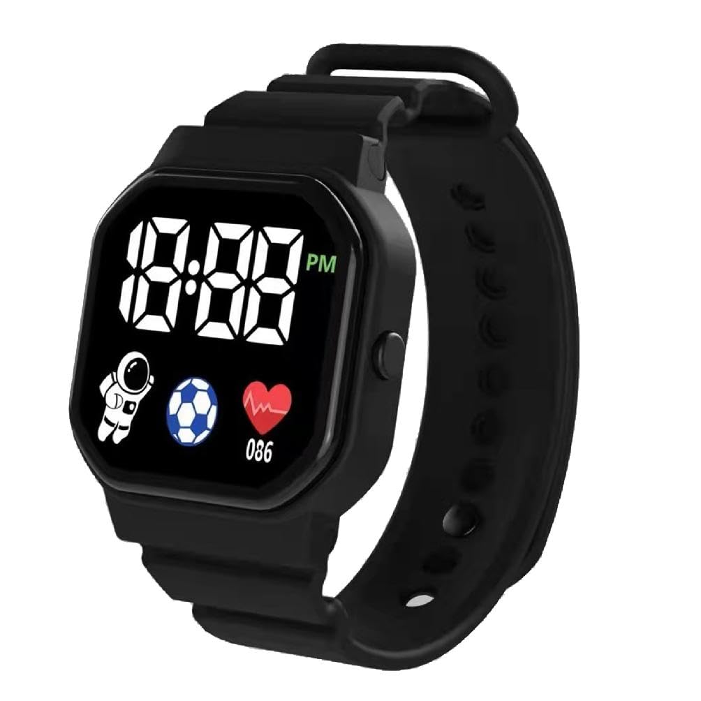 デジタルスポーツウォッチ防水電子時計ユニセックス LED 腕時計バッテリー駆動誕生日プレゼント少年少女のための LED デジタル時計子供のため