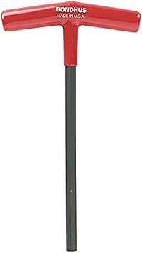Bondhus 38076 Tagged Y Barcoded 10 Mm Extremo De Bola Punta Allen Llaves Allen Goldguard Acabado, 171 Mm