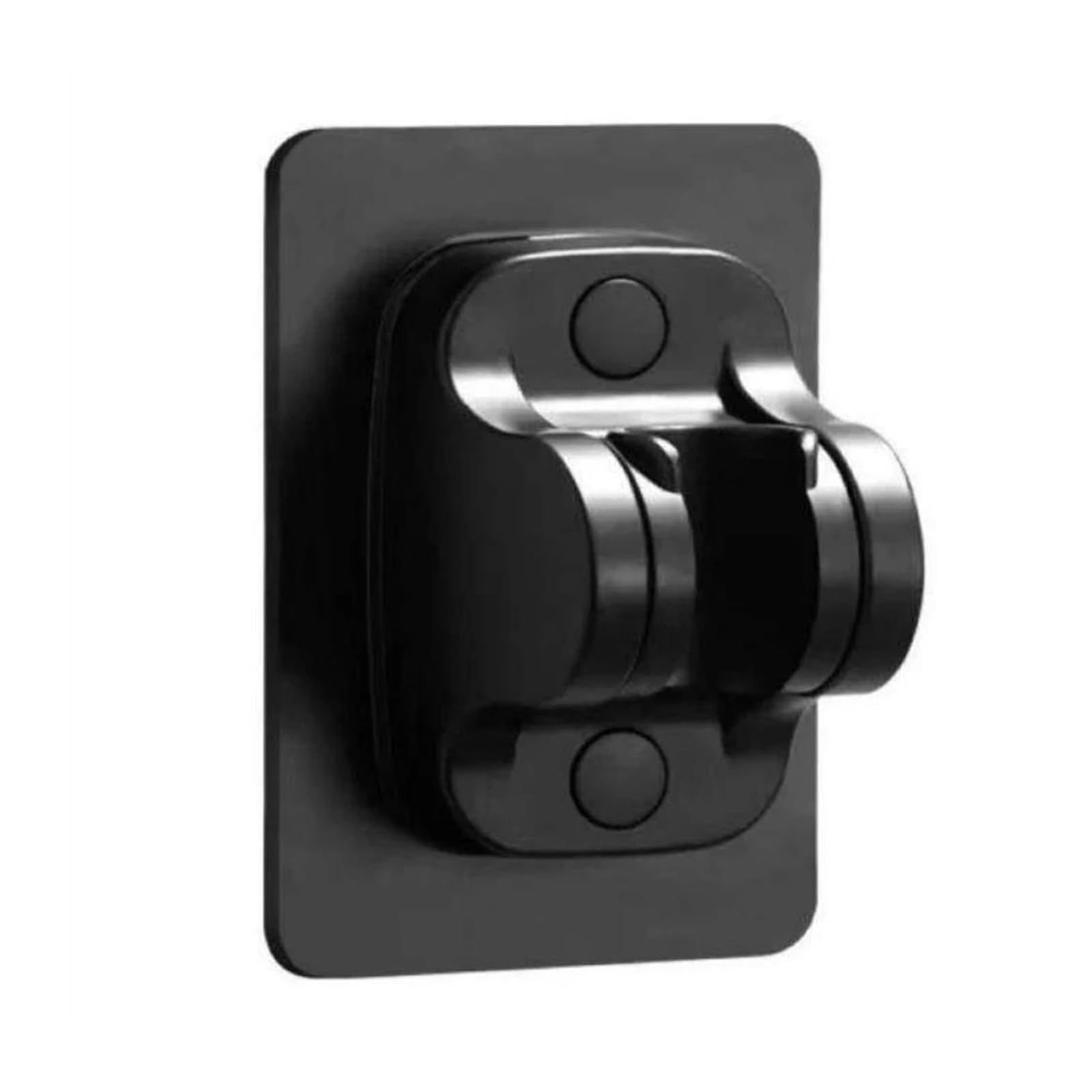 Soffione doccia a 7 modalità migliorato, soffione doccia ad alta portata regolabile con un solo tasto di arresto, soffioni doccia ad alta pressione a risparmio idrico(Black Holder)