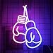Gants de Boxe Néons Rose Bleu Sac de Boxe Mitaines LED Light Sign Gants de Boxe Enseignes au Néon en Forme pour Décoration Murale Mitaines de Boxe Signes Lumineux Néon Avec USB/Interrupteur