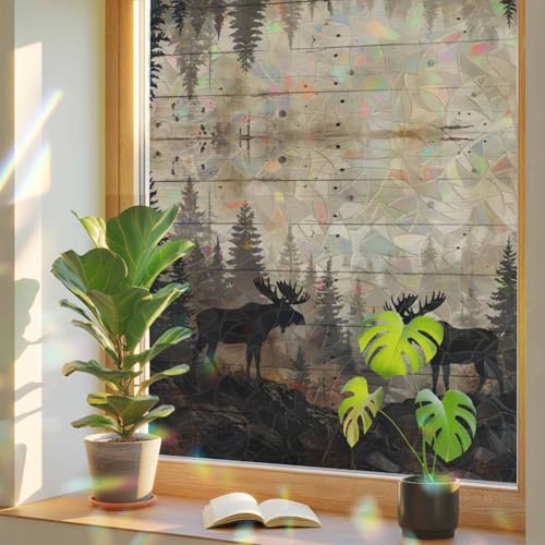 Película decorativa para ventana 17.7x39.3 pulg miniatura 1