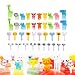 40PCS Animal Fruit Food Picks, Bento Box Picks, Mini Cartoon Animal Food Toothpicks, Lunch Bento Forks Picks for Kids