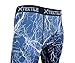 Xtextile Mens Camouflage Sports Compression Tight Leggings (Large, Blue Lighting)