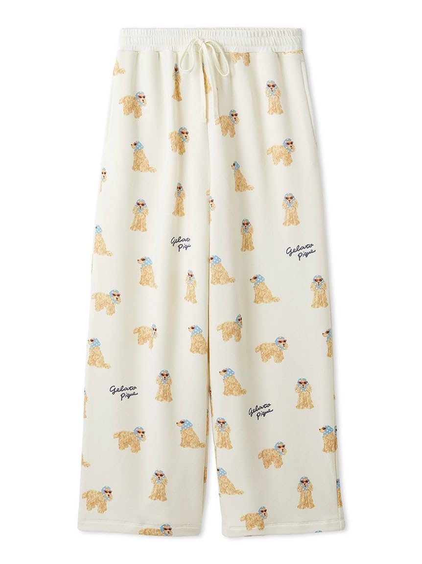 Amazon | [ジェラート ピケ] スカーフDOG柄ロングパンツ PWCP261232