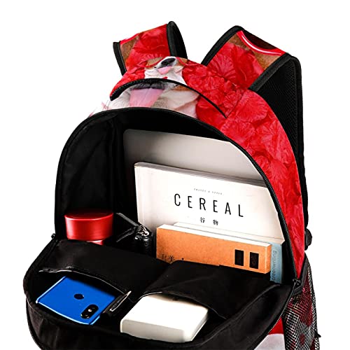 Sac à dos d'école panda au design multicolore mignon avec rangement 14 pouces - 4