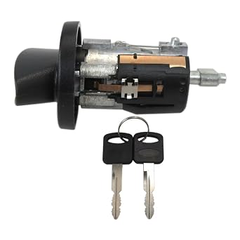 Ignition Lock Cylinder Switch with 2-Keys for 1997-2004 Ford Mustang Repl.# 7012802, 707624, 924-724