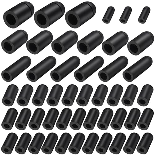 Rubber Vacuum Caps Plug Kit 63 PCS Assorted Vacuum Plugs Hose End Caps Assortment Kit for Carburetor Manifold Automotive 3/16 5/16 7/32 1/4 5/32 3/8 1/8