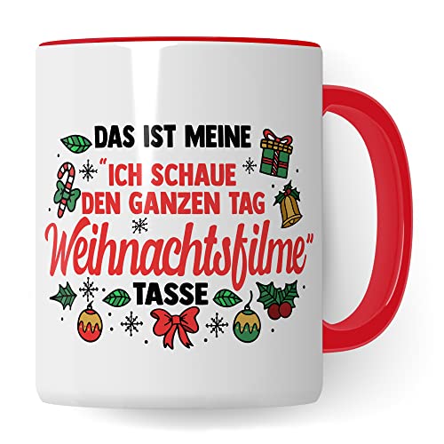Weihnachten Tasse Weihnachts-Filme Kaffee-Becher Teetasse Christmas Glühweintasse Geschenk Geschenkidee Frohe Weihnachten Winter Kaffeetasse Fest Winter weihnachtlich Freundin Kollegin