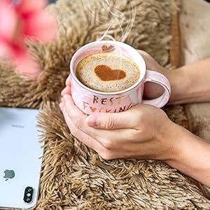 Best Friend Birthday Gifts for Women - Best F Friend Ever - Funny Friendship Gifts for Women - Present for BFF, Bestfriend, Besties, Sister, Her, Woman - Cute Pink Marble Mug, 11.5oz Coffee Cup Best Friend Birthday Gifts for Women Best F Friend Ever Funny Friendship Gifts for Women Present for BFF Bestfriend Besties Sister Her Woman Cute Pink Marble Mug 115oz Coffee Cup