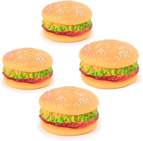 Galepromot 4 Pcs Bite-Resistant Dog Toys Squeaky Chewing Toys Tooth