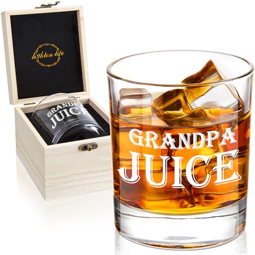 LIGHTEN LIFE Grandpa Juice Whiskey Glass…