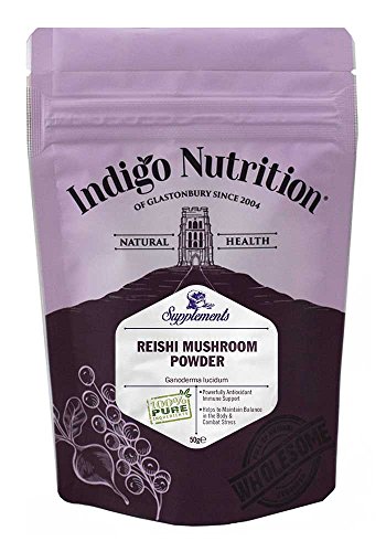 Indigo Herbs Champiñón Reishi en Polvo 50g