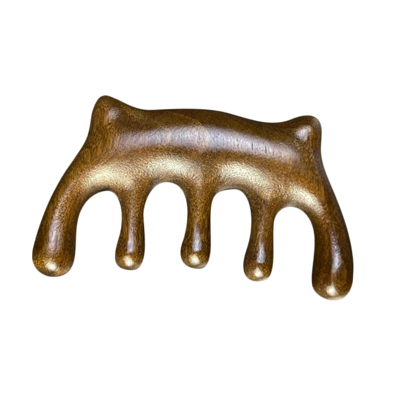 BESTYASH Ergonomic Wooden Scalp Massager Wide Tooth Comb Simple Massager Tool Head Scalp Comb Body Beauty Tool